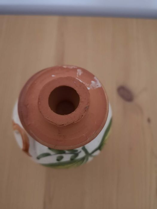 Pote de barro vidrado