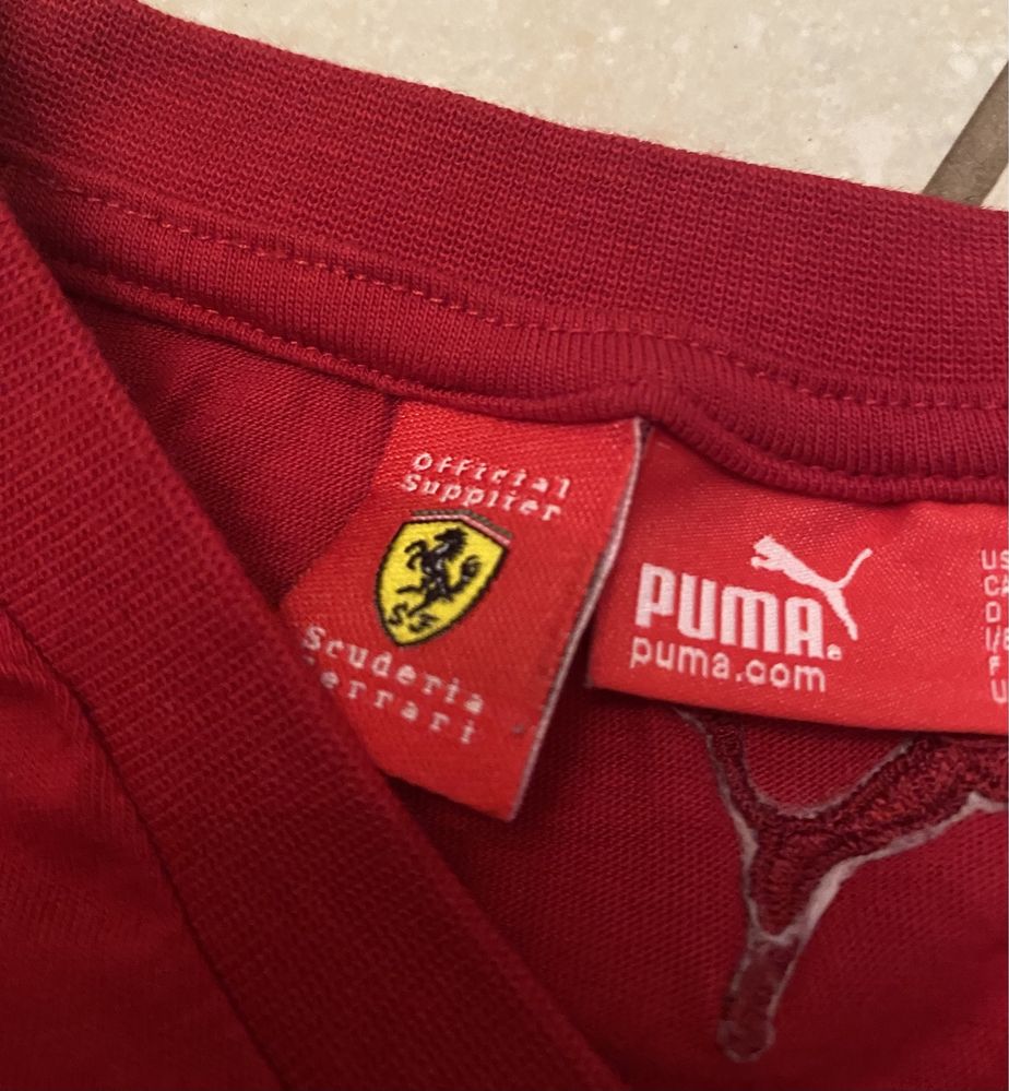 Puma Ferrari Scuderia T-Shirt extra koszulka na licencji  r. S