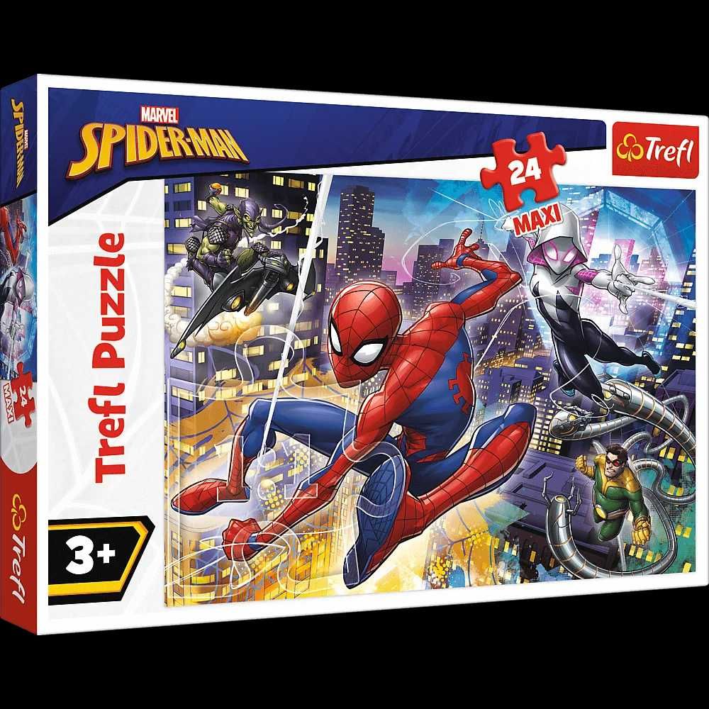 MAXI Puzzle 24 elem. dla dzieci NIEUSTRASZONY SPIDERMAN