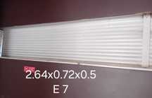 P 7 persiana de aluminio branco