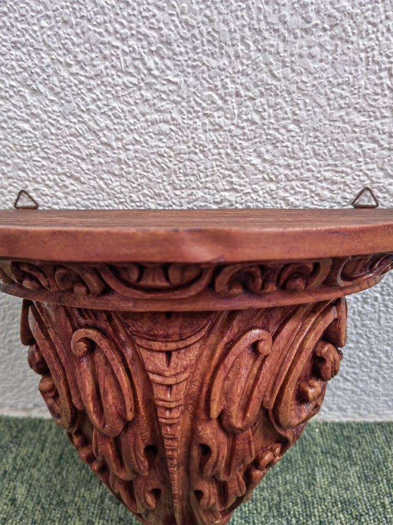 Mísula ou Peanha, em madeira, vintage