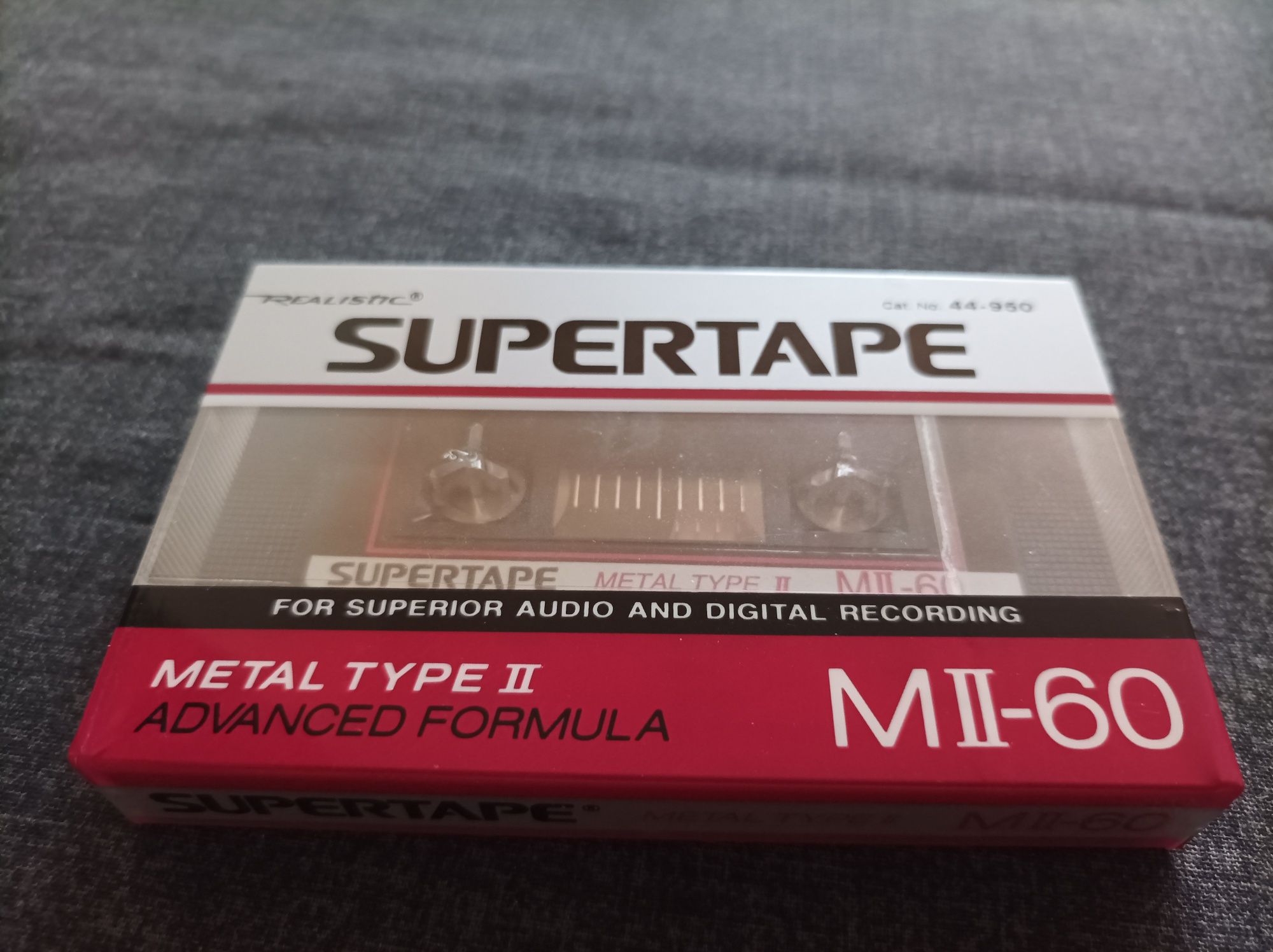 Kaseta Realistic SUPERTAPE M II 60 , METAL  TYP  II