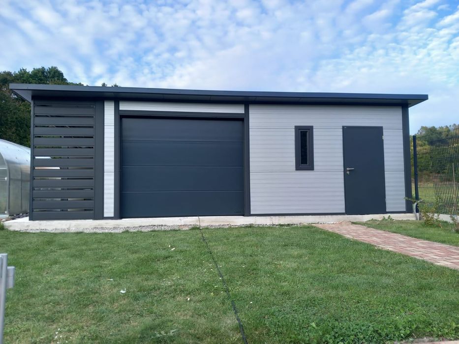 Garaż z płyty warstwowej wielkopolskie garaż warsztat magazyn