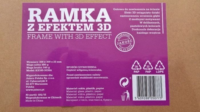 Ramka z efektem 3D