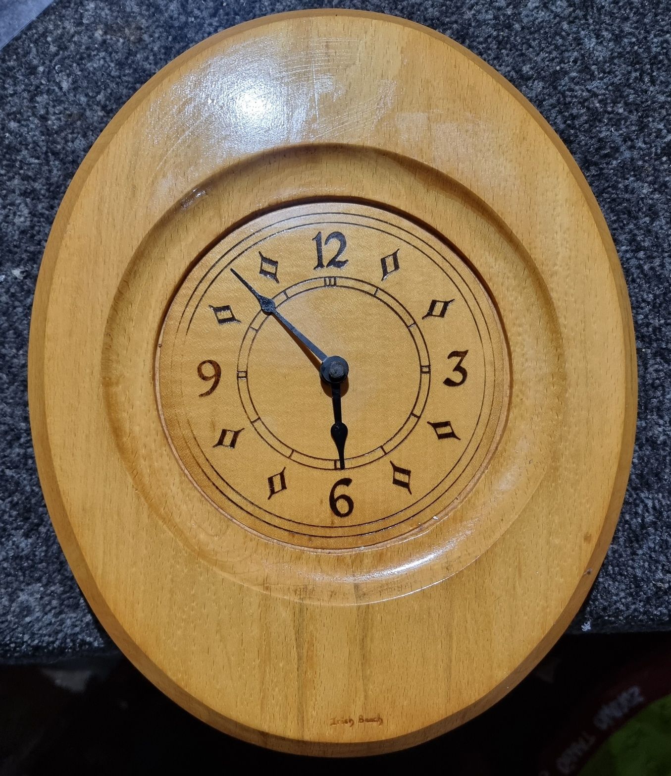 A vintage Irish clock by Austin Wood Design