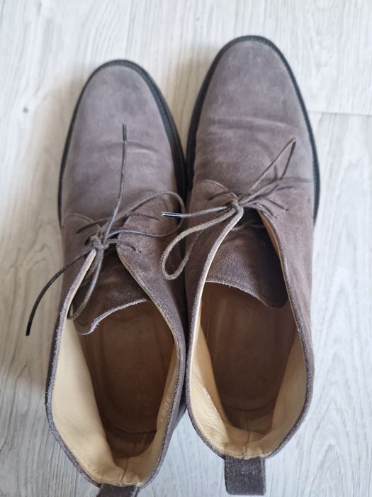 Туфли замшевые, ботинки мужские р.42