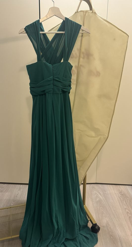 Vestido de cerimonia verde