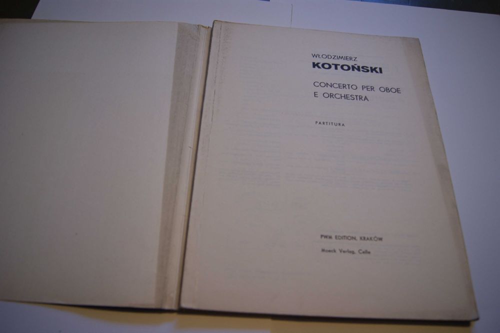 Włodzimierz Kotoński – Concerto per oboe e orchestra