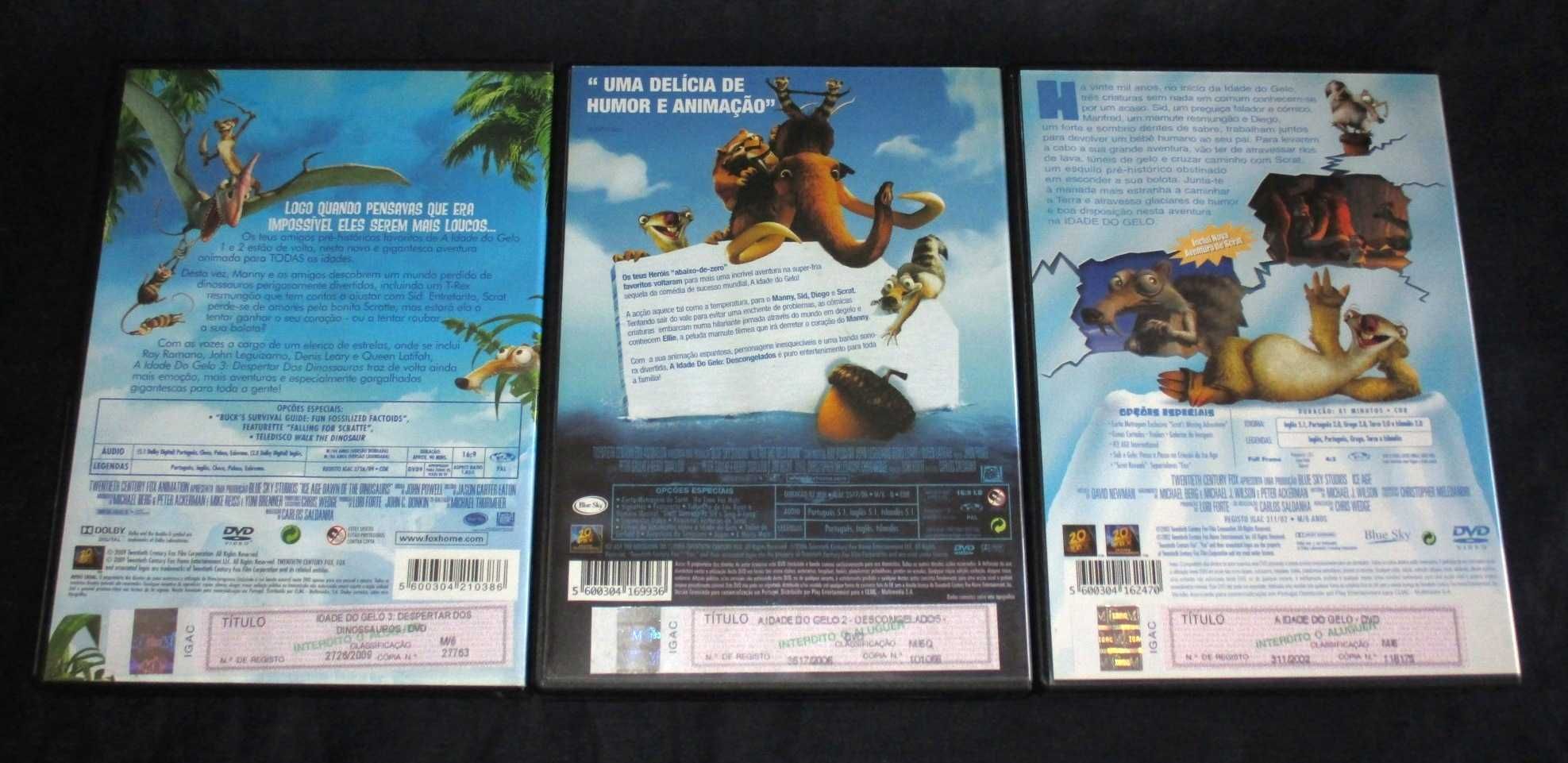 DVD Trilogia A Idade do Gelo Pack Triplo Ice Age