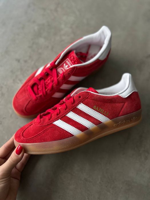 Кросівки (кеди) Adidas Gazelle Indoor червоні 38 розмір