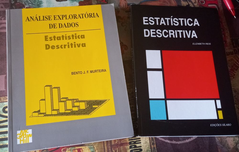 Manuais de Estatística Descritiva.