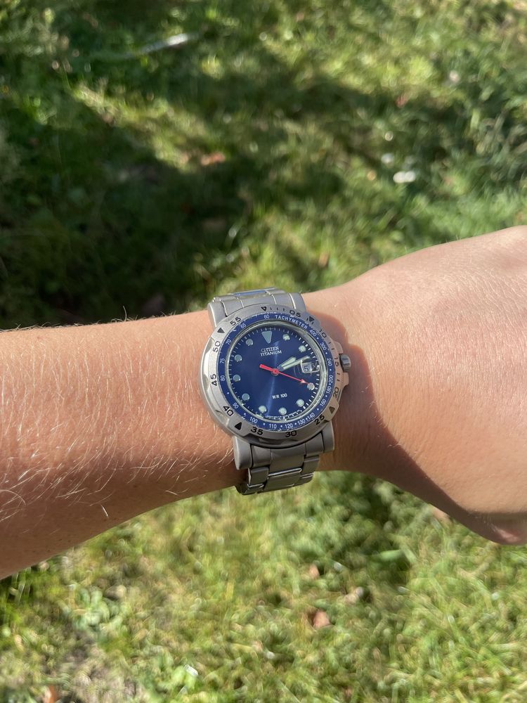Citizen Titanium WR100 квітень 1999 року Чоловічий годинник