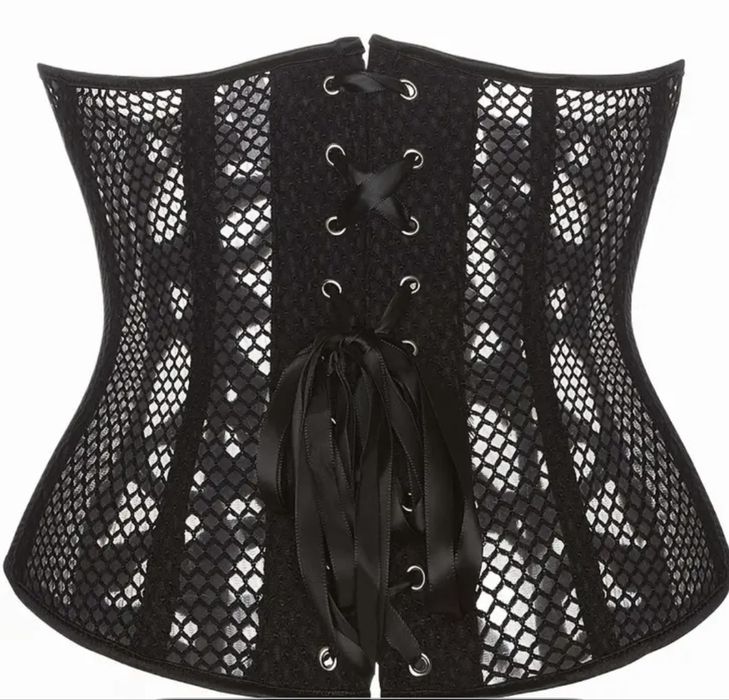 Gorset siatka wiązany