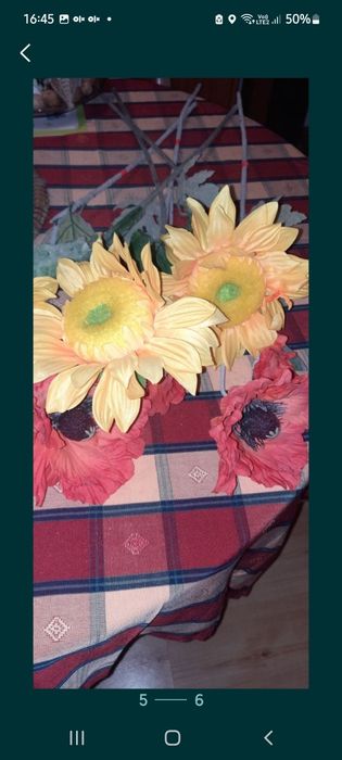 Sztuczny słonecznik/86 cm