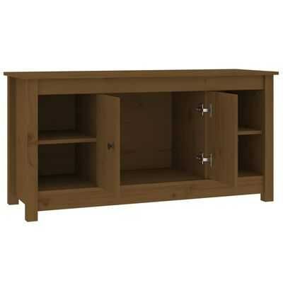 vidaXL Szafka pod TV, miodowy brąz, 103x36,5x52 cm, drewno sosnowe