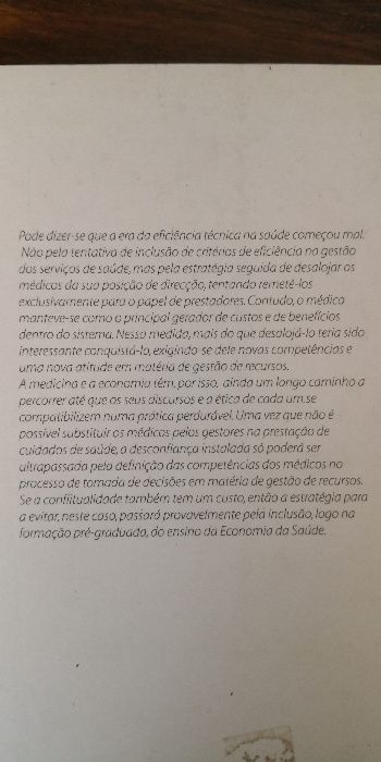 Saúde - uma utilidade sem valor de troca