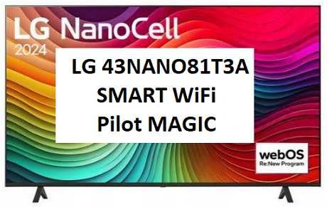 Nowy TV LG 43NANO81T3A NanoCell 4K Ultra HD WebOS 24