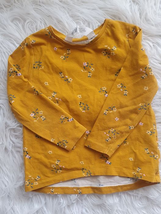 Okazja 6 szt bluzek z dł.rękawem h&m,c&a,next i inne rozm. 86/92cm