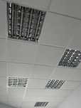 Lampy kasetonowe rastry dwa rodzaje + świetlówki