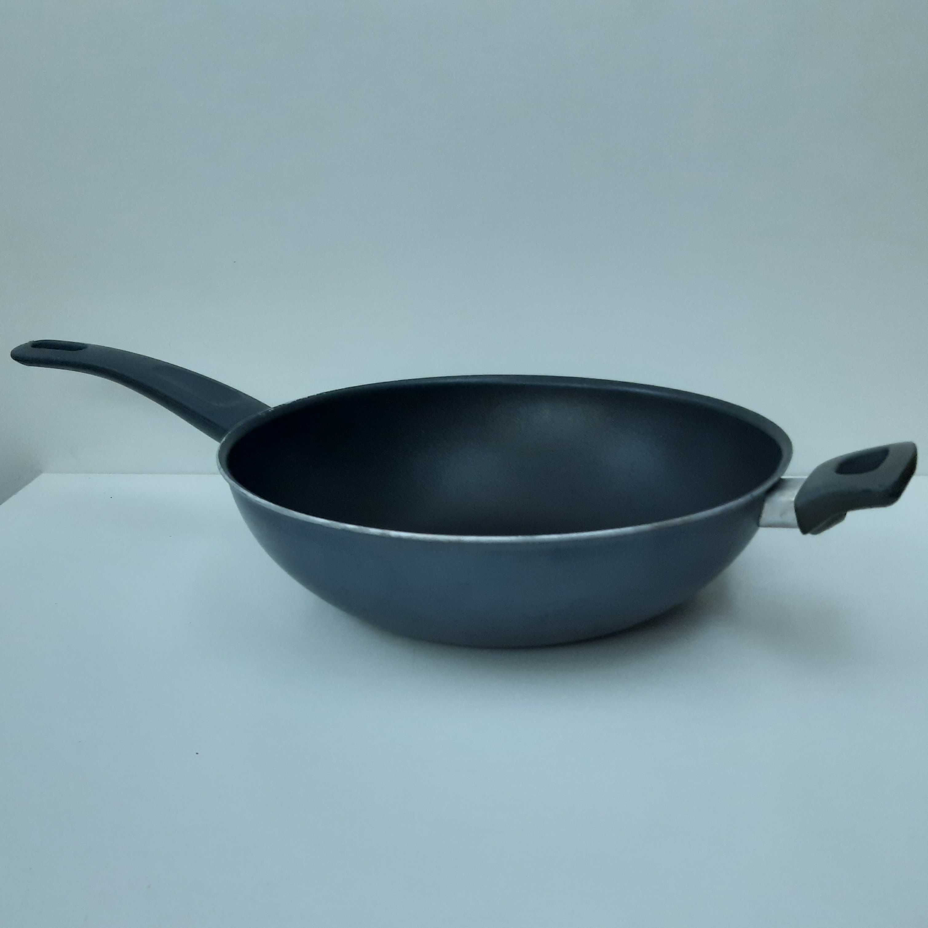 Wok 28cm IKEA Skanka Cinza sem Tampa Funcional