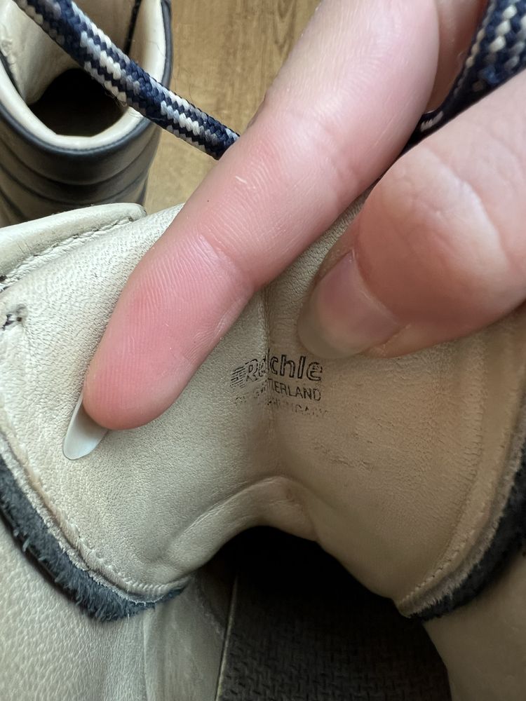 Buty trapery skórzane trekingowe raichle