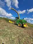 Koszenie kukurydzy usługi rolnicze john deere
