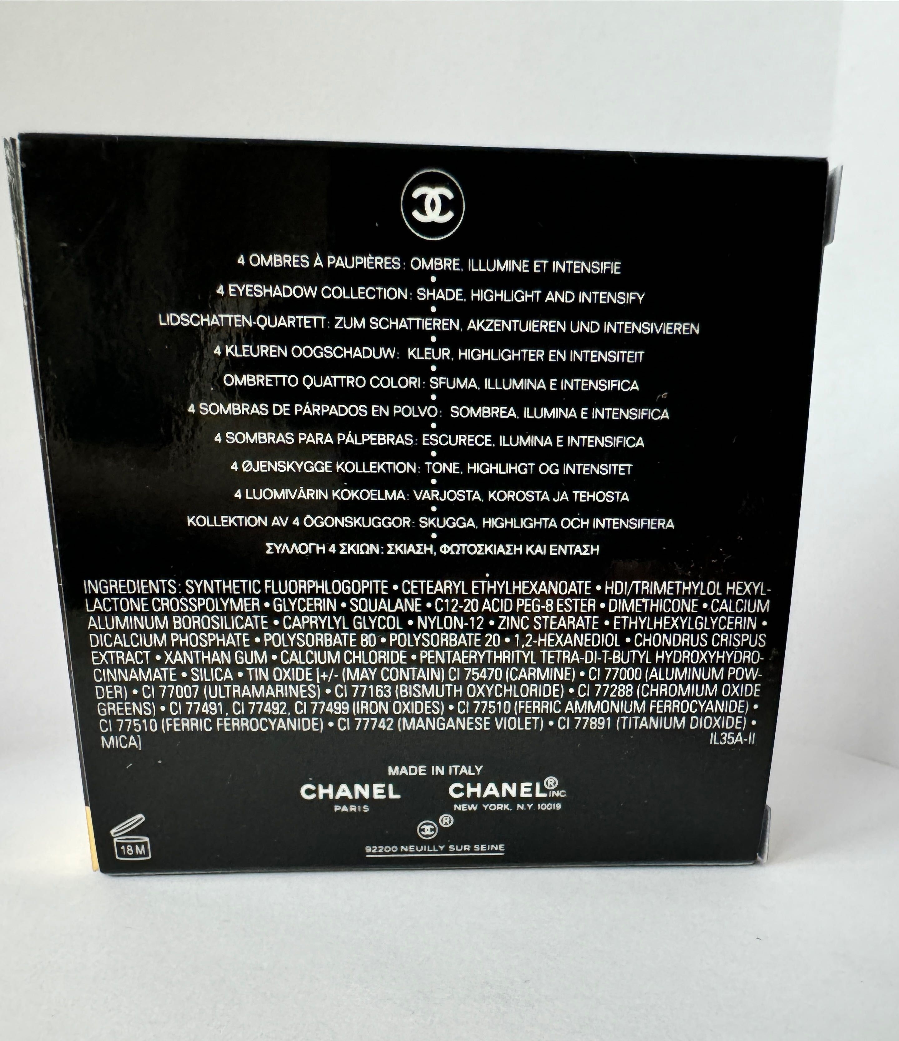 Chanel paleta Tisse Cambon paletka cieni do oczu