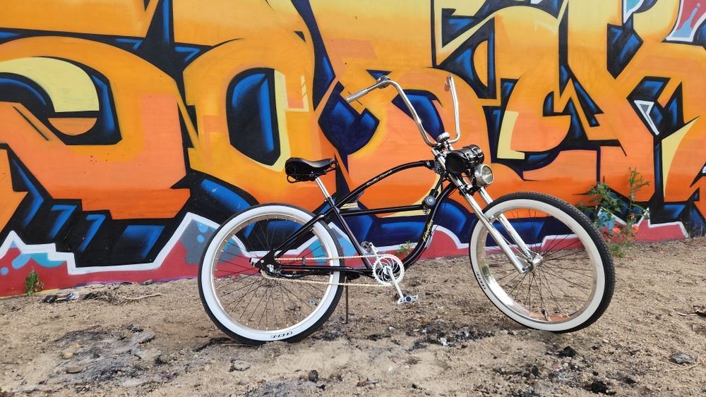 Rower chopper, custom, cruiser