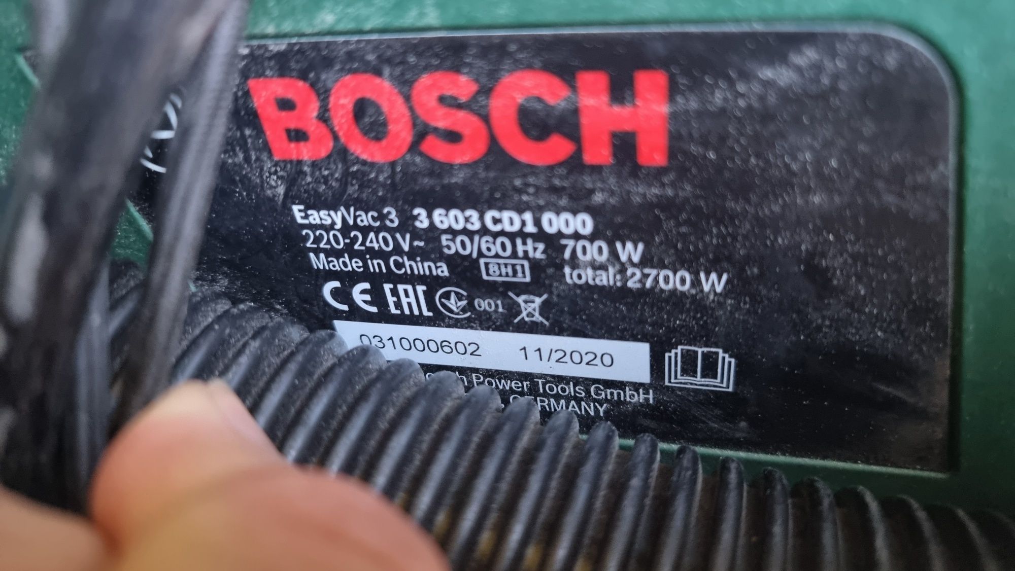 Odkurzacz easyvac3 bosch