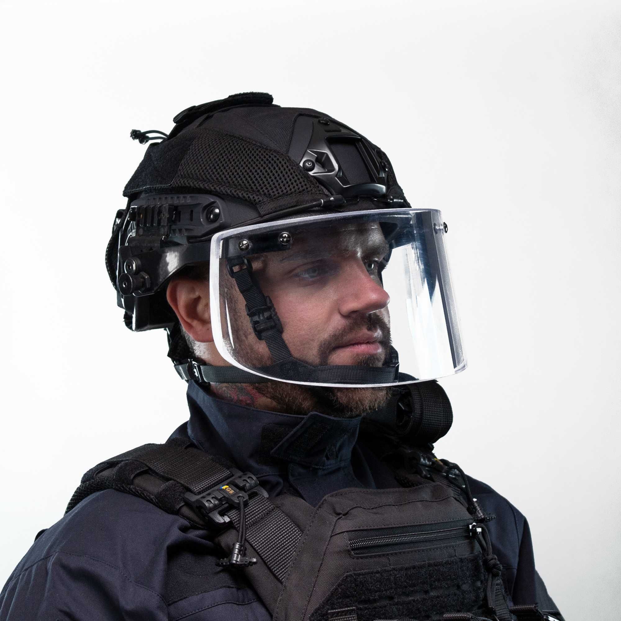 Полікарбонатне забрало скло Visor V-ARM для шоломів типу FAST, MICH