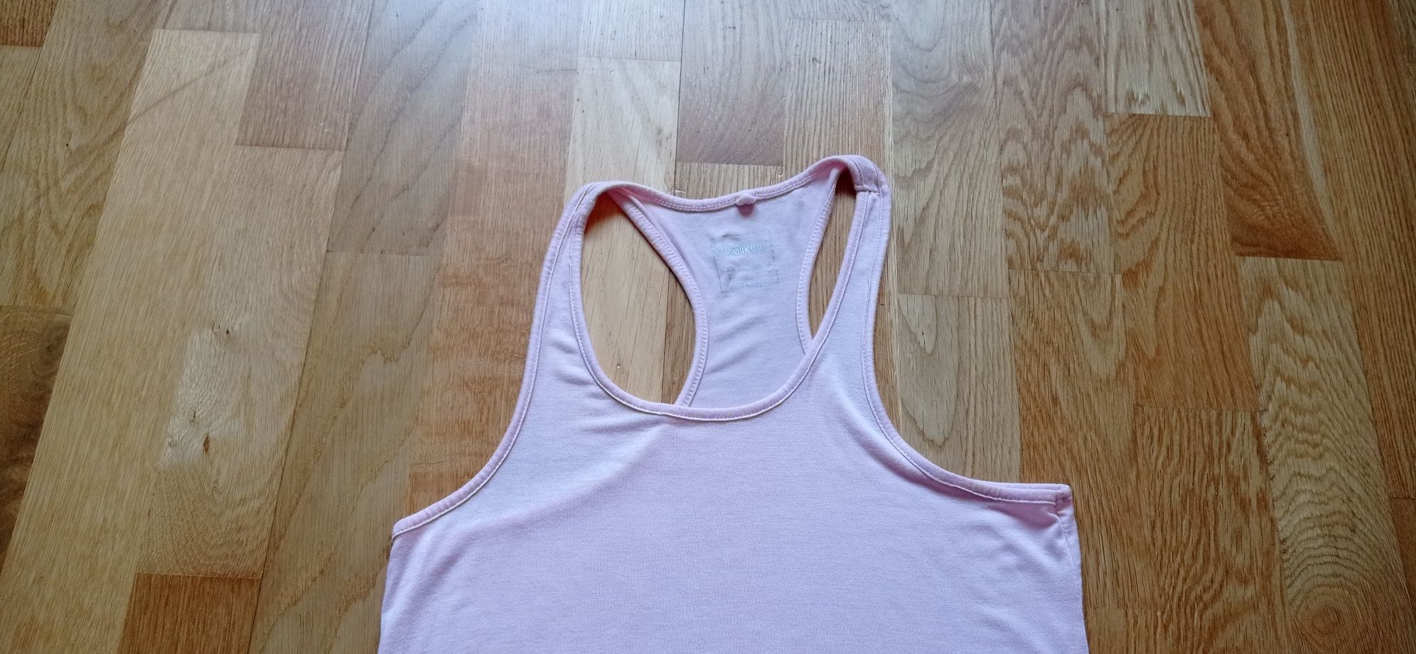 Primark Work Out jasnoróżowa koszulka bokserka, r.36