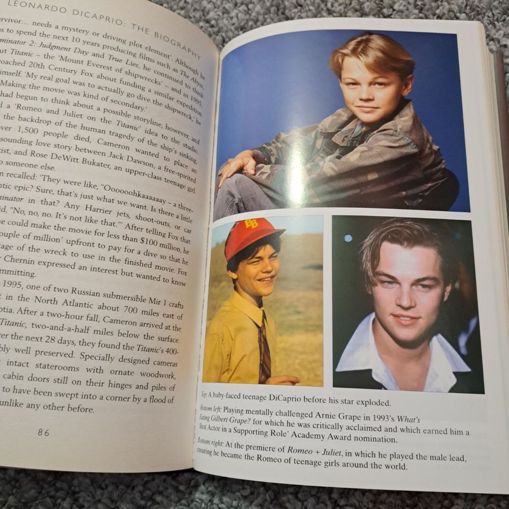 Leonardo DiCaprio The biography. Книга англійською мовою