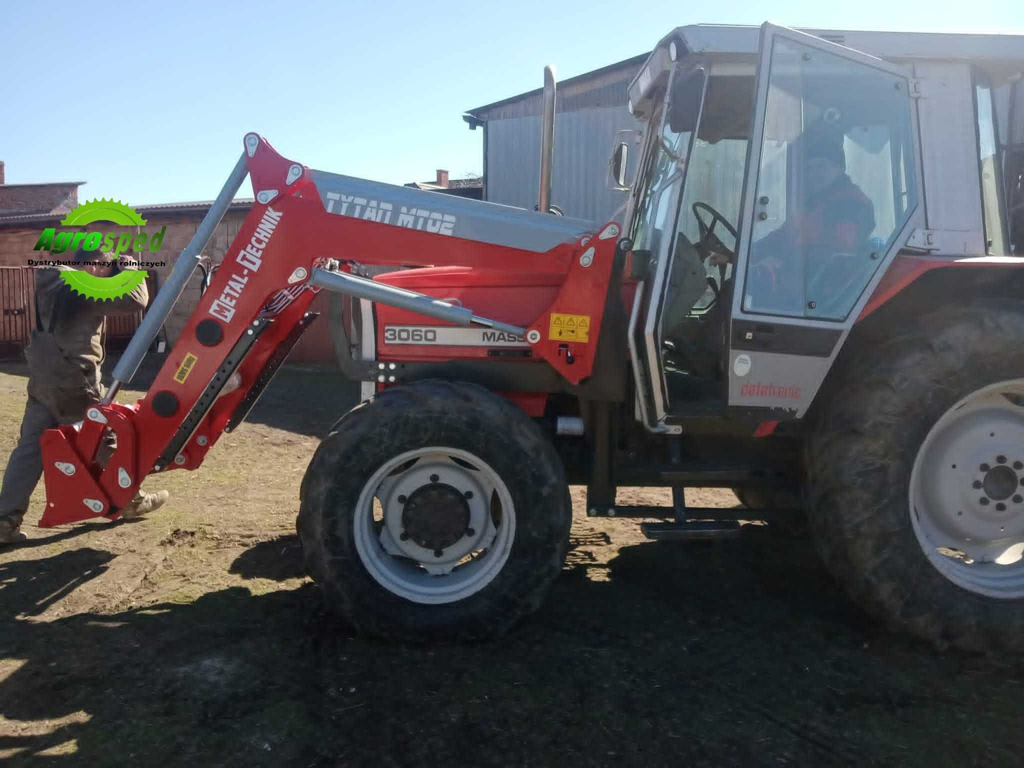 Tur Ładowacz Metal Technik , Zetor, Ursus MTZ, Case MONTAŻ, Transport