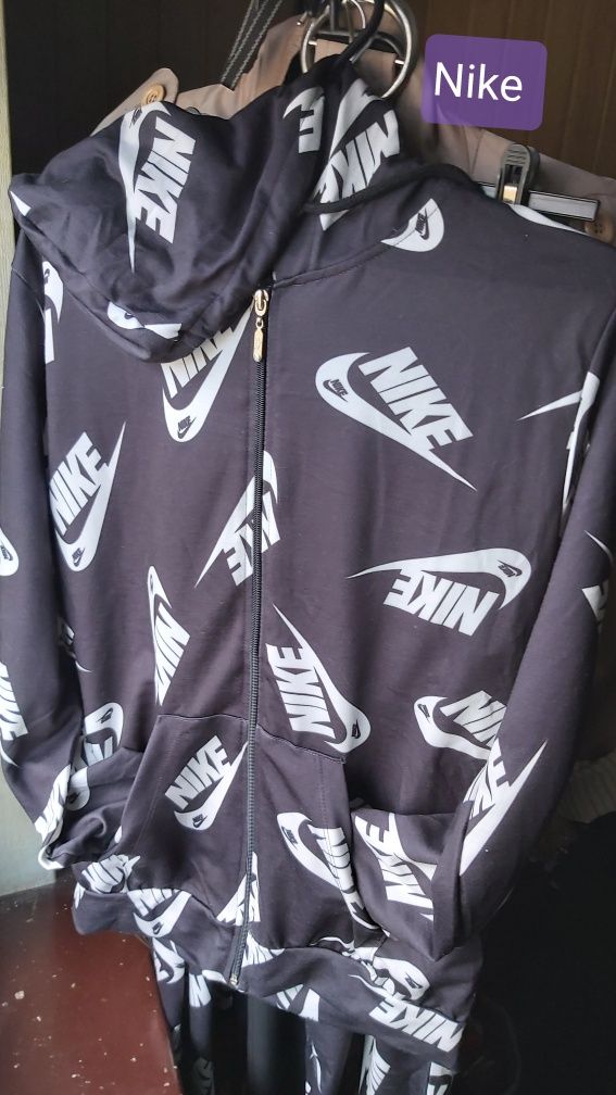 MEGA komplet Nike super czarny z białym napisem PETARDA wymiata