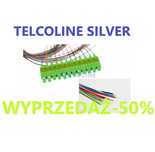 Pigtaile SILVER SC/APC LSZH 2m G.657 0.9mm Easy Strip KOLOROWE 12Szt.