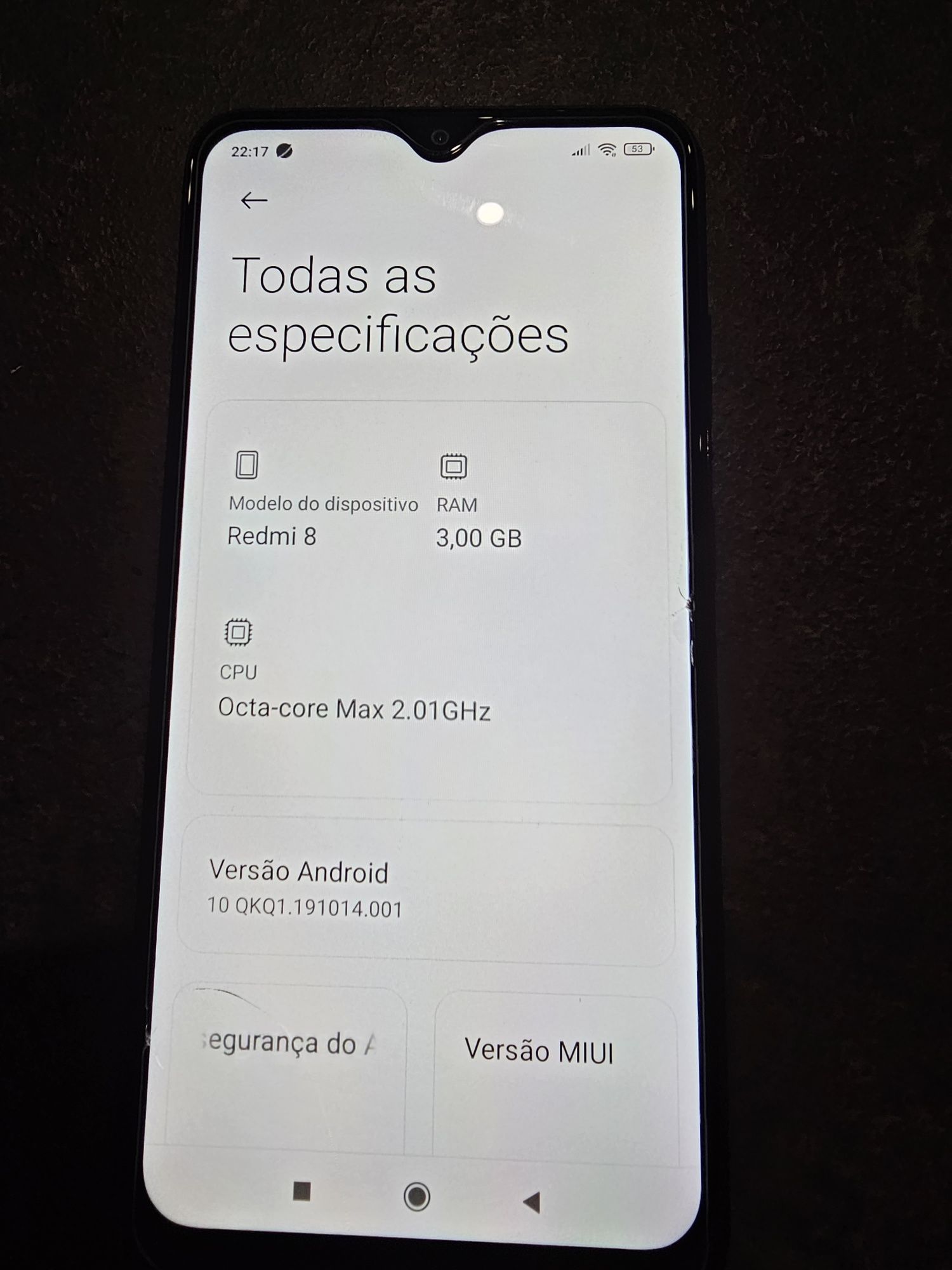 Xiaomi Redmi 8 32GB ROM 3GB RAM