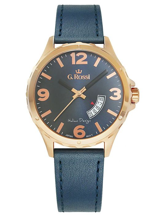 zegarek męski g.rossi 10273a-6f3 + box