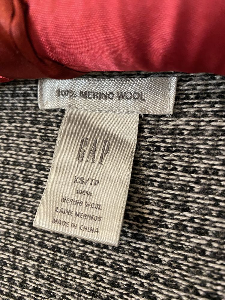 Gap 100% merino kardigan vintage XS