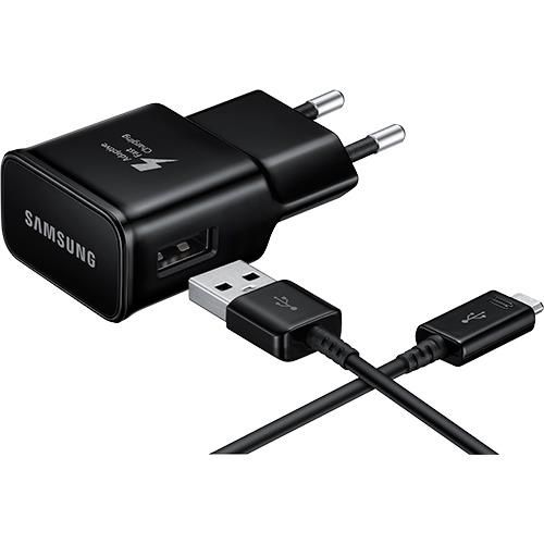 Kit de carregador e cabo original Samsung USB-C (Fast Charging) -Novo