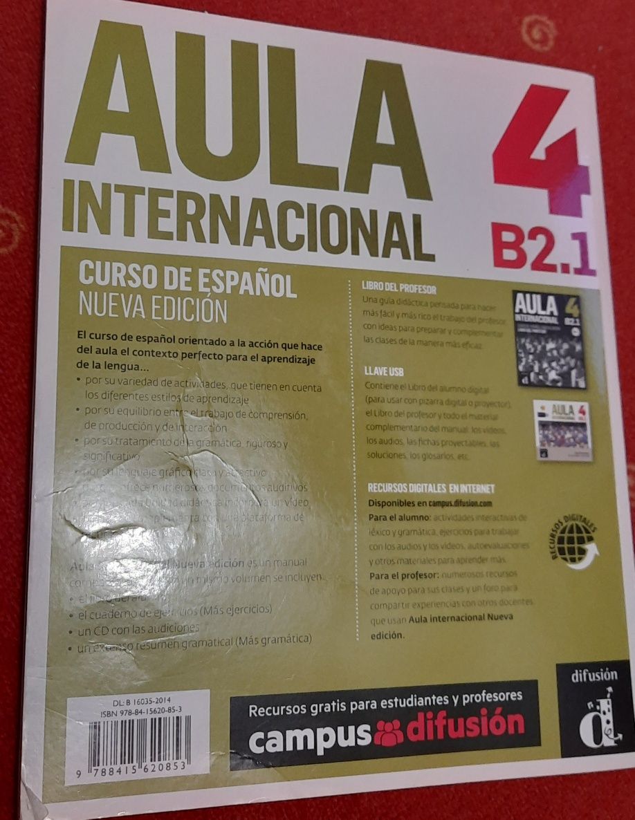 Aula internacional Podręcznik język hiszpański 4 B2.1 nowy