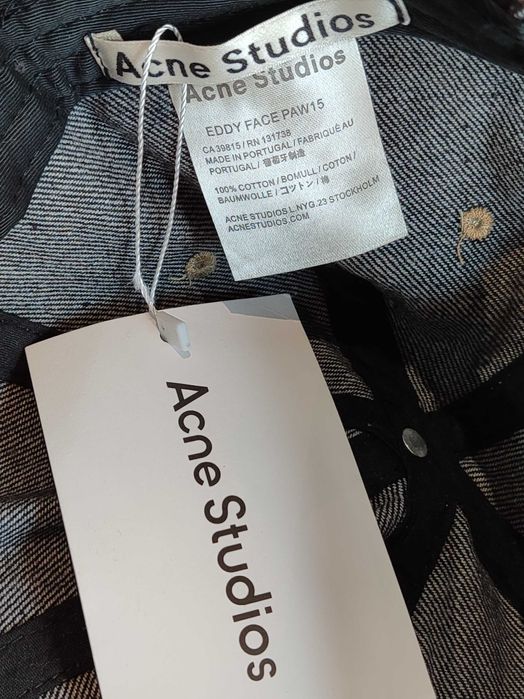 Кепка Acne Studios Cap Denim Black