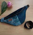 Nerka saszetka granat handmade