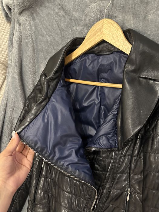 Жіноча шкіряна куртка , косуха шкіряна