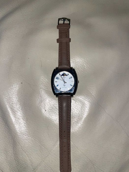 Relogio Mechanical vintage com fases da lua
