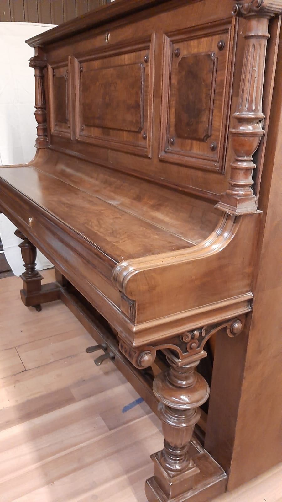 Pianino G. Wolkenhauer Stettin