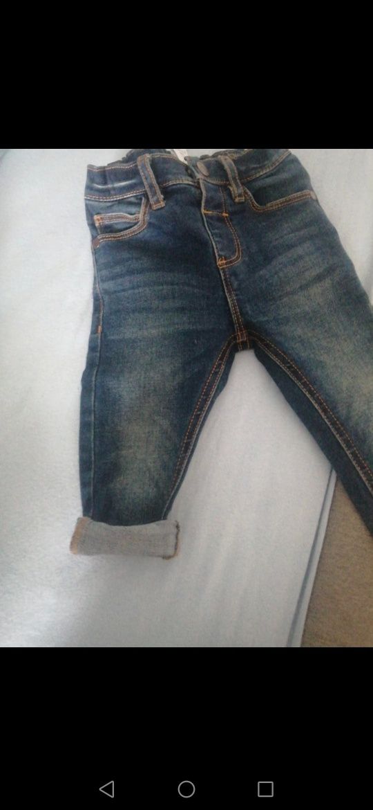 Spodnie jeans next 9-12 mies  nowe