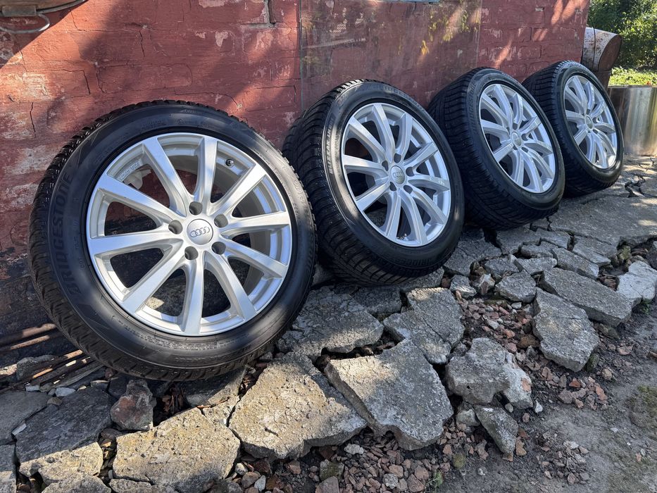 Диски Audi R17 + резина зима Bridgestone Blizzak LM001 225/55 R17