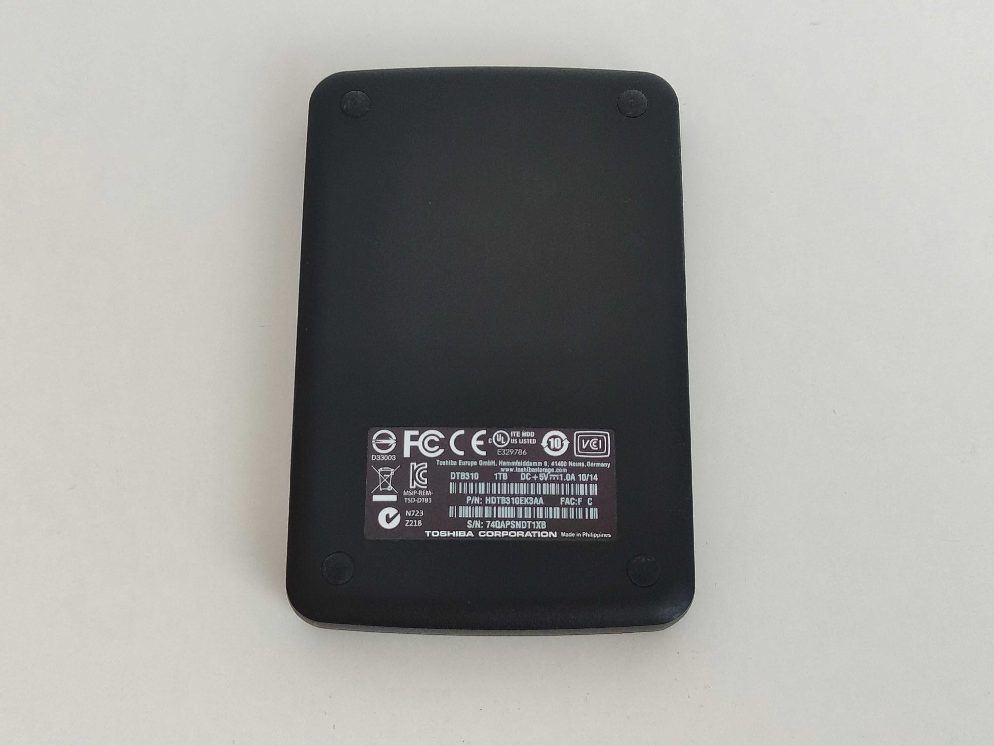 Dysk przenośny Toshiba Canvio Basics 1TB USB 3.0 – sprawny