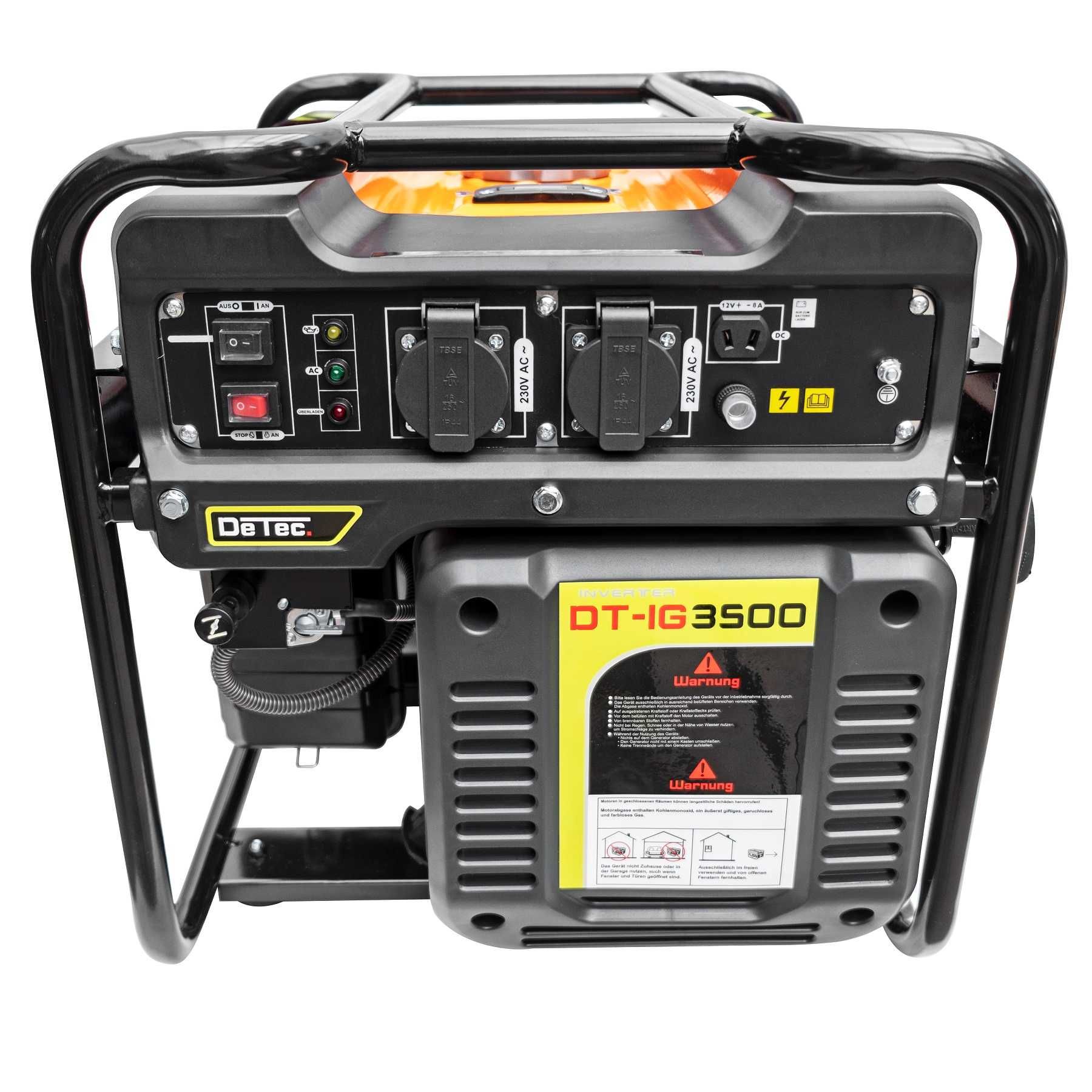 Agregat prądotwórczy - Generator - DeTec DT-IG3500 INWERTER Moc 3,5 kW