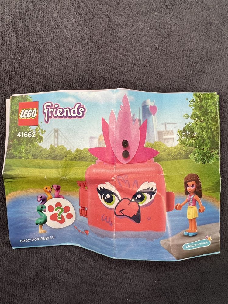 Lego friends 41662 Куб фламинго с Оливией.